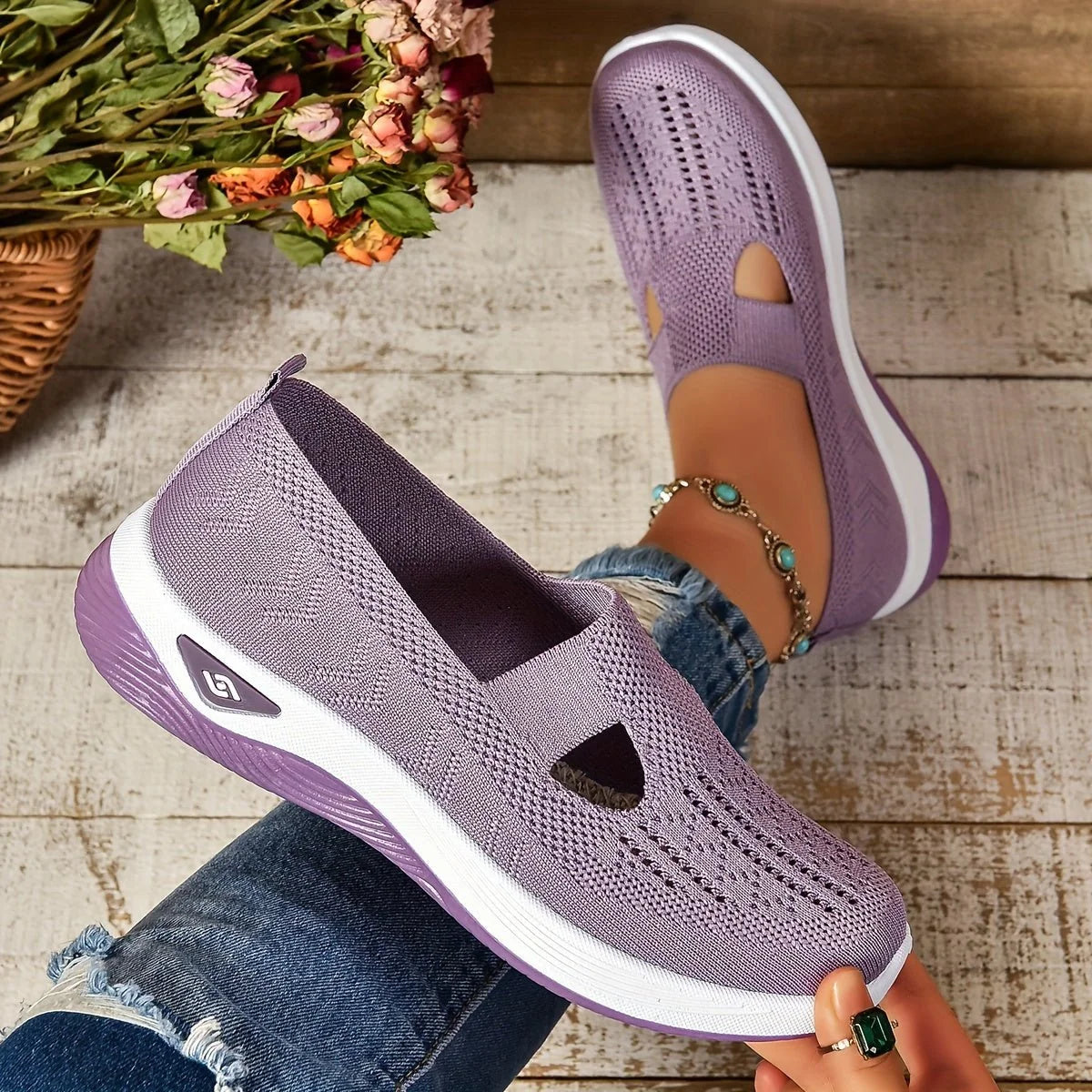 Orthopedic Slippers Gel-Cushioned Slip-Resistant Slip-On