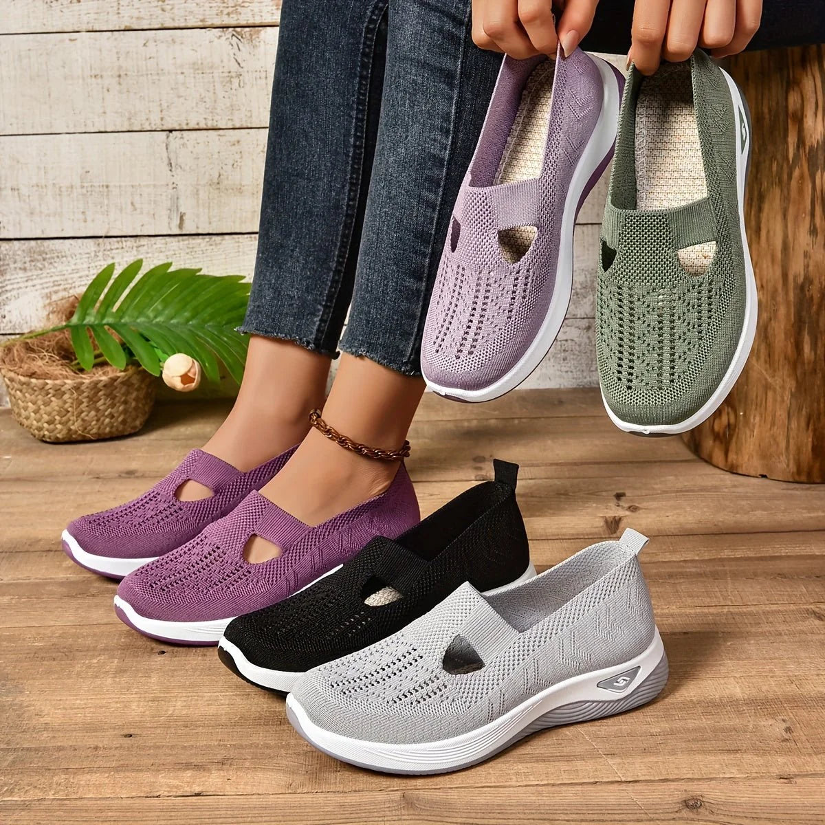 Orthopedic Slippers Gel-Cushioned Slip-Resistant Slip-On