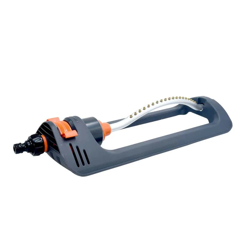 Oscillating Lawn Sprinkler 19 Nozzles Adjustable Spray Pattern