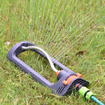 Oscillating Lawn Sprinkler 19 Nozzles Adjustable Spray Pattern