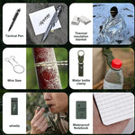 Outdoor Advent Calendar 24 Compartments Camping Tools & Accessories