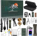 Outdoor Advent Calendar 24-Piece Camping & Hiking Gear Set
