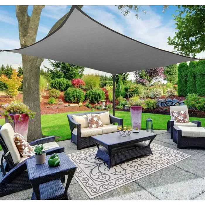 Outdoor Awning Waterproof UV-Blocking Foldable Polyester