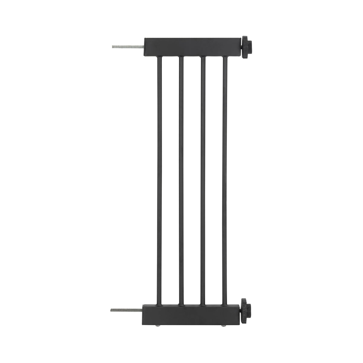 Outdoor Dog Gate Extra Wide Steel Walk-Through Door Pressure-Mounted, Weather-Resistant