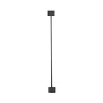 Outdoor Dog Gate Extra Wide Steel Walk-Through Door Pressure-Mounted, Weather-Resistant