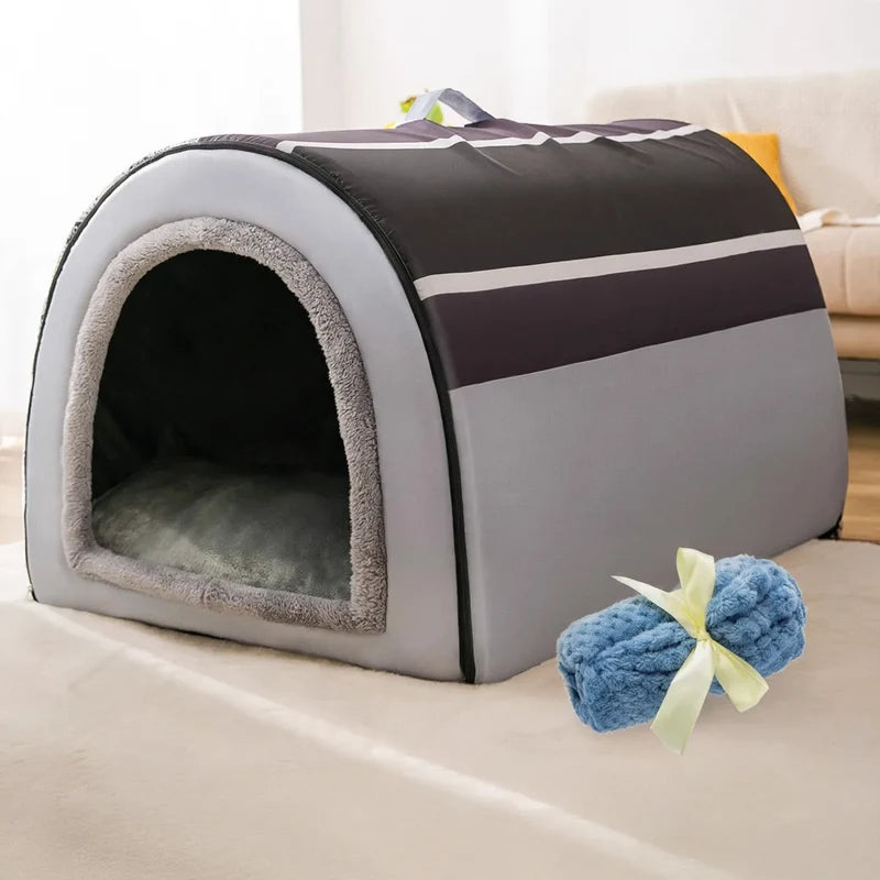 Outdoor Dog Shelter Waterproof Arched Roof Breathable Airflow
