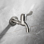 Outdoor Faucet 304 Stainless Steel Wall-Mounted Rust-Resistant