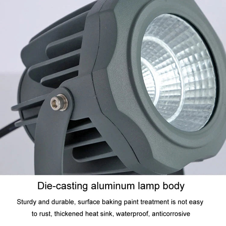 Outdoor Floodlight COB LED IP68 Waterproof Die-Cast Aluminum
