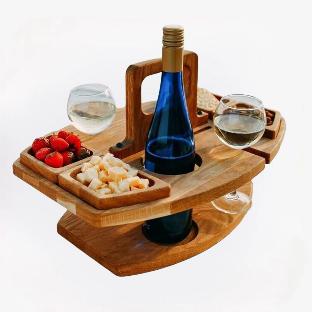 Outdoor Folding Table Solid Wood Lightweight Compact Folding
