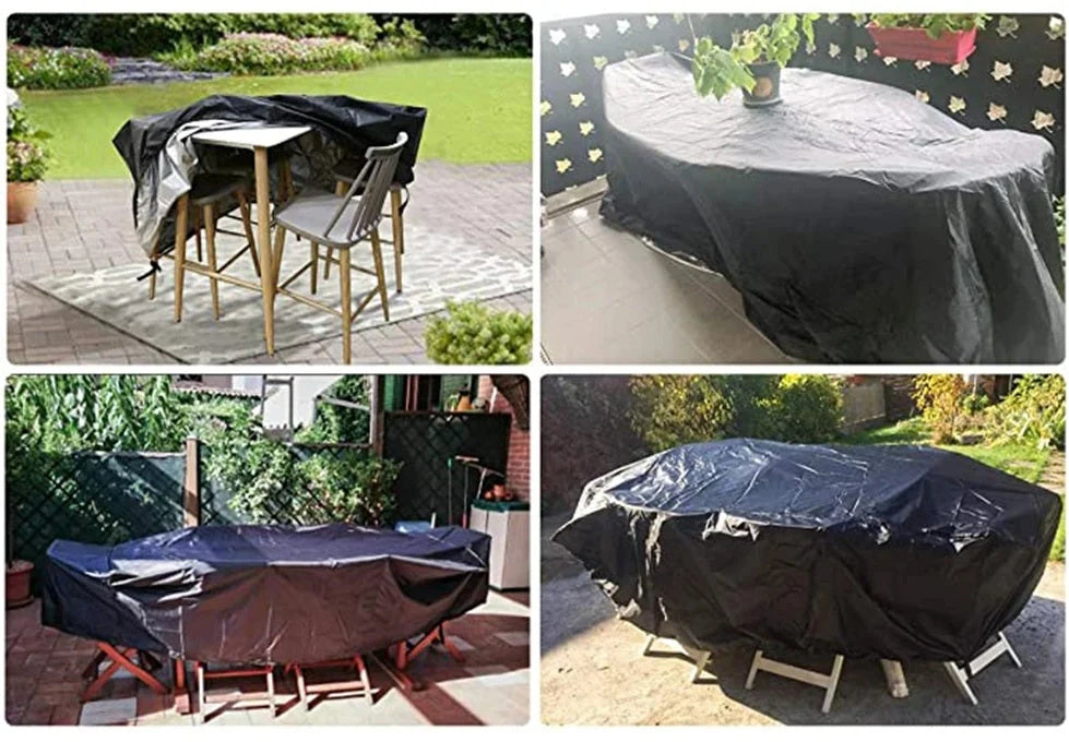 Outdoor Furniture Cover Waterproof & Tear-Resistant Adjustable Drawstring