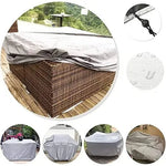 Outdoor Furniture Cover Waterproof & Tear-Resistant Adjustable Drawstring