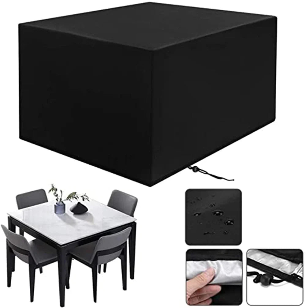Outdoor Furniture Cover Waterproof & Tear-Resistant Adjustable Drawstring