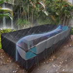 Outdoor Furniture Cover Waterproof & Tear-Resistant Adjustable Drawstring