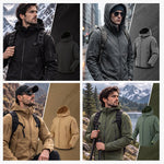 Outdoor Jacket Men's Insulated Wind-Blocking Water-Resistant
