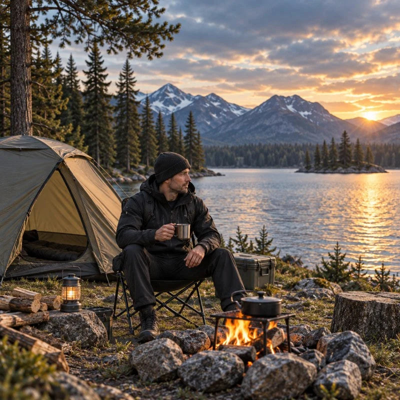 Outdoor Jacket Men's Insulated Wind-Blocking Water-Resistant