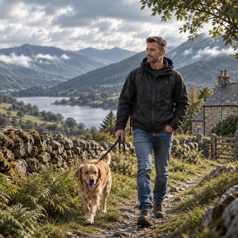 Outdoor Jacket Men's Insulated Wind-Blocking Water-Resistant