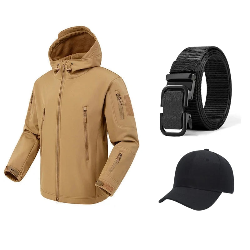 Outdoor Jacket Men's Insulated Wind-Blocking Water-Resistant