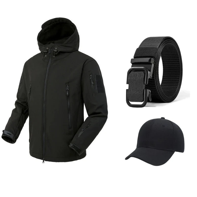 Outdoor Jacket Men's Insulated Wind-Blocking Water-Resistant