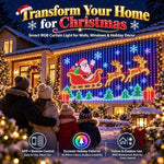 Outdoor LED Net Lights RGBIC Color-Changing Individually Controlled Lights