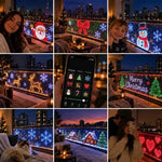 Outdoor LED Net Lights RGBIC Color-Changing Individually Controlled Lights