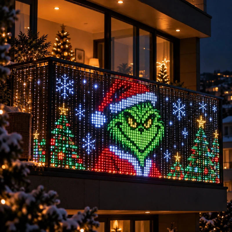 Outdoor LED Net Lights RGBIC Color-Changing Individually Controlled Lights