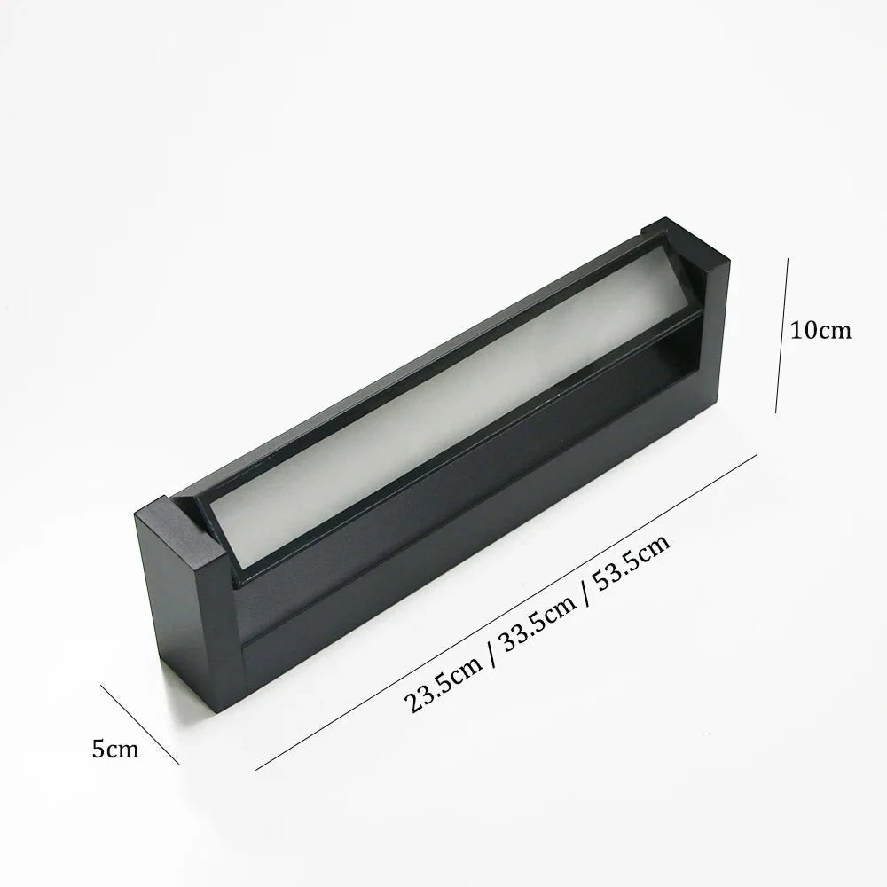 Outdoor LED Wall Light Adjustable Waterproof Aluminum Warm White