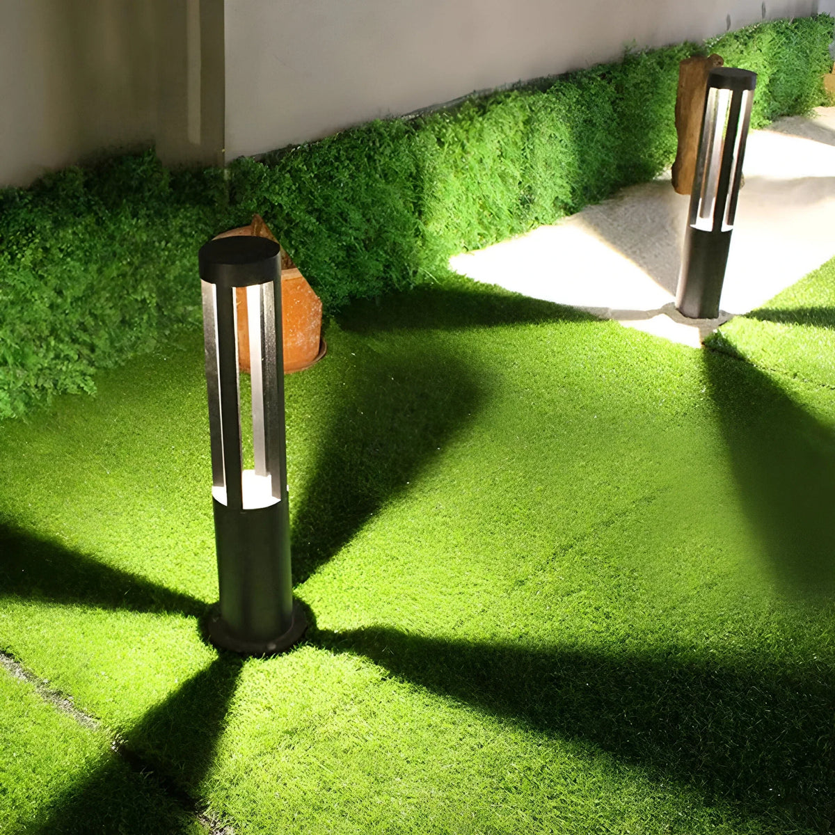 Outdoor LED Wall Light Stone Look Weatherproof