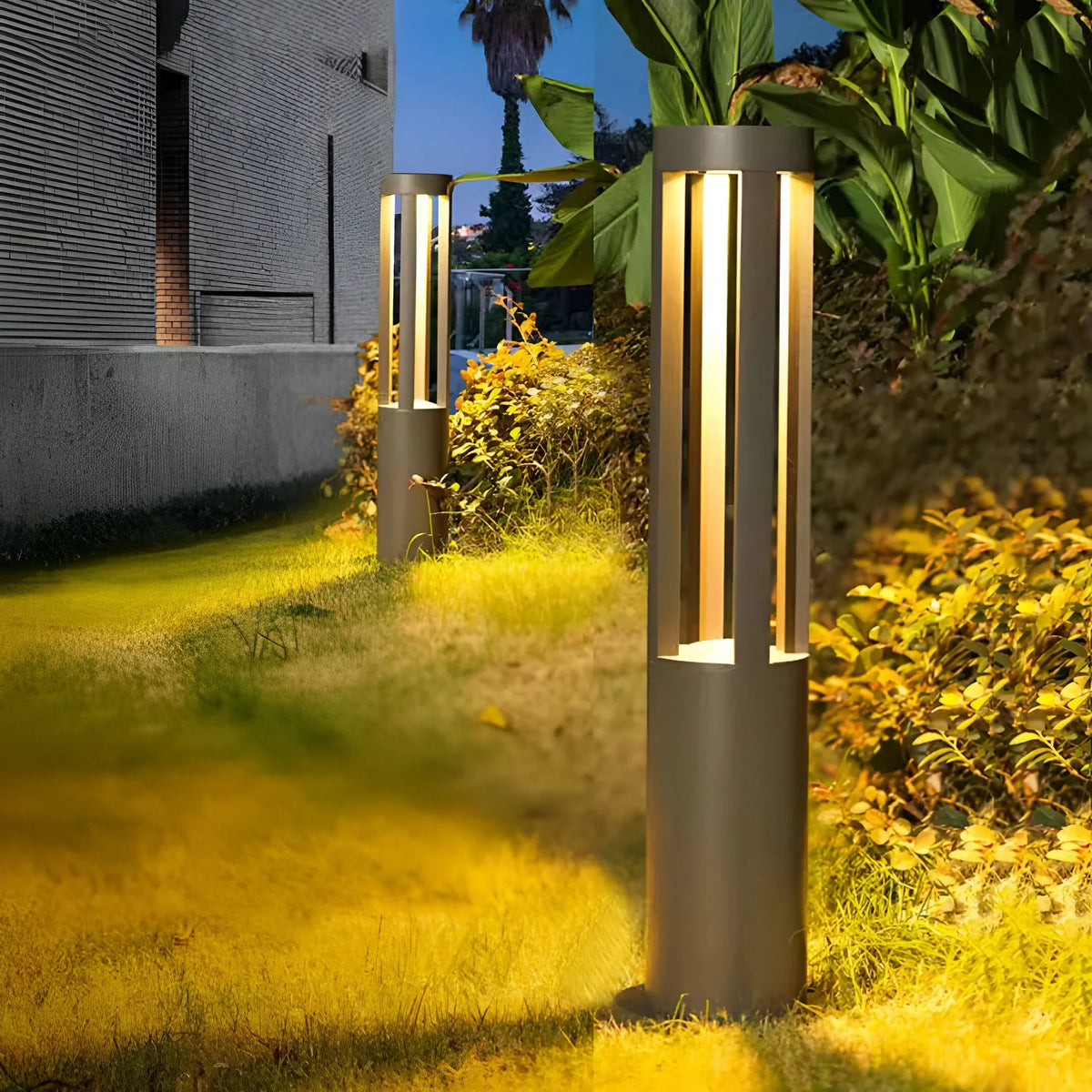 Outdoor LED Wall Light Stone Look Weatherproof