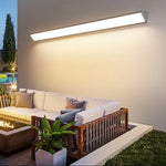 Outdoor LED Wall Light Weather-Resistant Aluminum Warm or Cool White