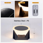 Outdoor Lantern 15-Inch Solar Powered Dusk-to-Dawn Waterproof