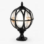 Outdoor Pillar Light IP65 Aluminum Clear Glass Shade