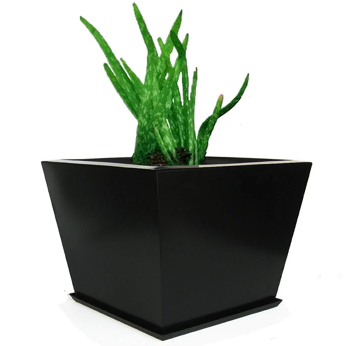 Outdoor Planter Galvanized Steel Tapered Drainage & Catch Tray