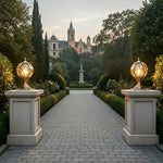Outdoor Post Light IP54 Weather-Resistant Textured Glass