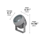 Outdoor Projector Spotlight Moving Water Ripple Effect IP65 Waterproof