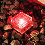 Outdoor Solar Paver Light RGB Color-Changing Waterproof