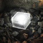 Outdoor Solar Paver Light RGB Color-Changing Waterproof