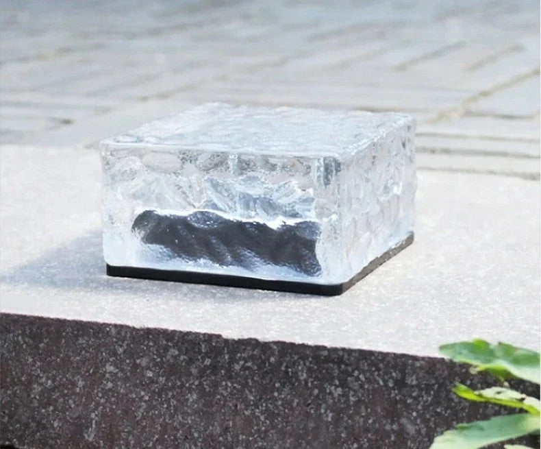 Outdoor Solar Paver Light RGB Color-Changing Waterproof