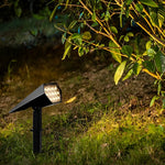 Outdoor Solar Spotlight Adjustable Beam Warm White & RGB