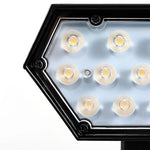 Outdoor Solar Spotlight Adjustable Beam Warm White & RGB