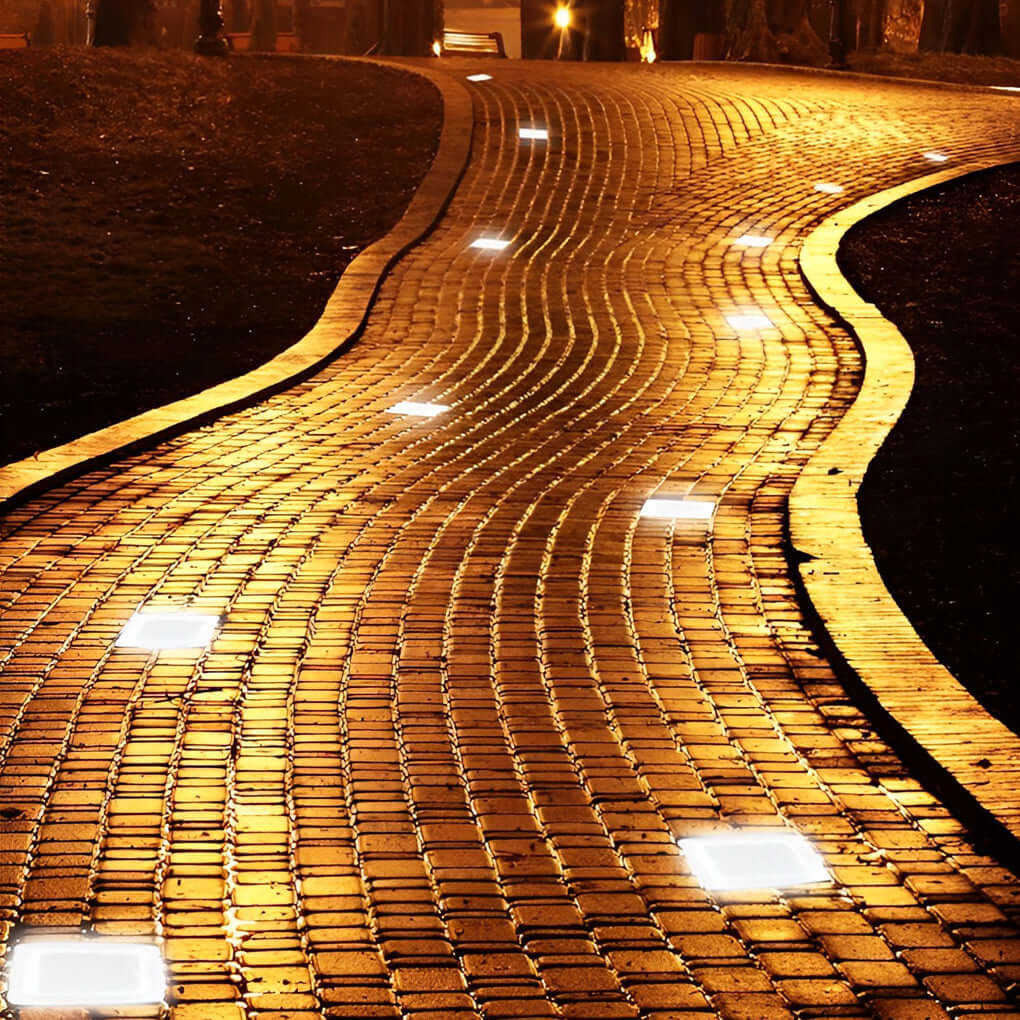 Outdoor Solar Step Lights IP65 Waterproof Crystal LED