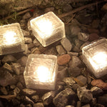Outdoor Solar Step Lights IP65 Waterproof Crystal LED