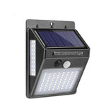 Outdoor Solar Wall Light 500 Lumens Wide-Angle Motion Sensor