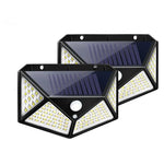 Outdoor Solar Wall Light 500 Lumens Wide-Angle Motion Sensor