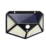 Outdoor Solar Wall Light 500 Lumens Wide-Angle Motion Sensor