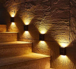 Outdoor Solar Wall Light Warm White LED 10-Hour Runtime
