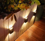 Outdoor Solar Wall Light Warm White LED 10-Hour Runtime