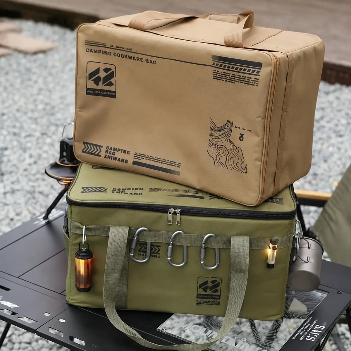 Outdoor Storage Organizer Foldable Waterproof Large Capacity