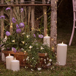 Outdoor String Lights Solar-Powered Bee-Shaped Set of 20