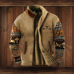 Outdoor Vest Cotton Blend Adjustable Hood Partial Zip