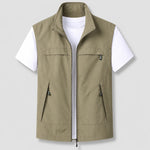 Outdoor Vest Lightweight Quick-Dry Multiple Pockets